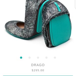 Tieks Drago Ballet Flats (NWOT; Metallic)
